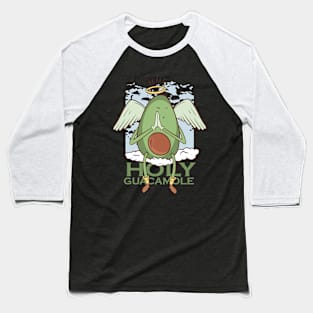 Funny Holy Guacamole Avocado Angel Baseball T-Shirt